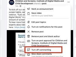 Check spelling or type a new query. How To Turn Off Comments On Facebook Posts Groups Pages Kids N Clicks