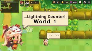 Lana Lightning Counter World 1-4 Mini Game Guardian Tales - YouTube