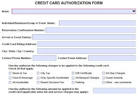 Form used to provide a credit card payment for identity history summary checks. Hotel Credit Card Authorization Form 2017 Change Card Not Present Cenpos Credit Card Processing