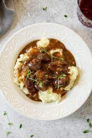 instant pot beef tips with gravy using