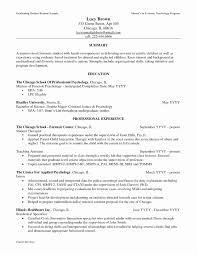 Resume Format For Postgraduate Students Valid Resume Template For