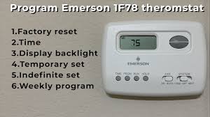 emerson 1f78 white rogers thermostats