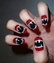 horror themed nail art horror amino