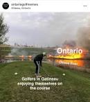 Live view from Chateau Cartier golf course: ottawa