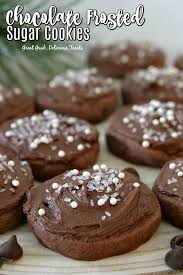 chocolate frosted sugar cookies great