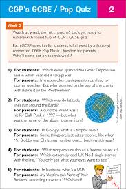 What is the weekly quiz. Cgp S Weekly Gcse Quiz Cgp Books