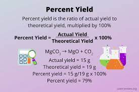 Percent Yield Formula And Definition
