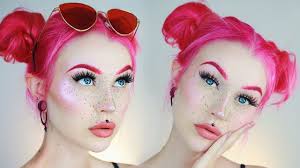 color freckles splatter makeup tutorial