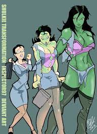 Shulkie Transformation by Inspector97 on DeviantArt | Shehulk, Hulk, Anime