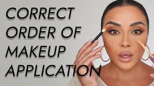 correct order of applying makeup nina