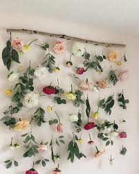 Flower Wall Decor Diy Flower Wall