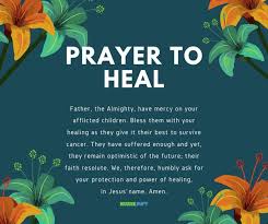 Please give us health, strength and peace. 21 Powerful Healing Prayers For Cancer Patients Nursebuff