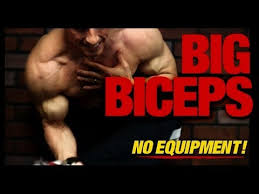 how to get big biceps in the home