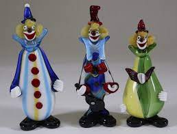 Collectibles Coach Murano Glass Clowns