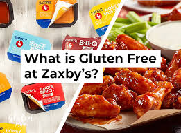 zaxby s gluten free menu items and