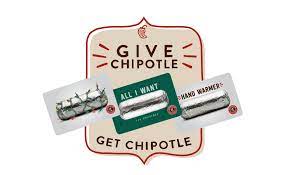 chipotle gift card mile high on the