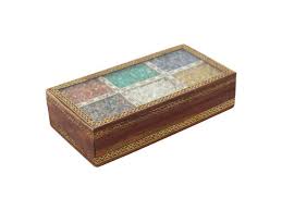 wooden storage box for jewelry