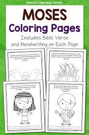 Search through 623,989 free printable colorings at getcolorings. Moses Bible Coloring Pages Mamas Learning Corner