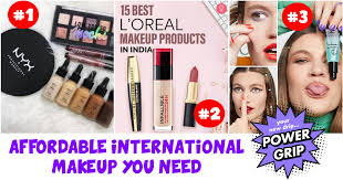 affordable international makeup brands