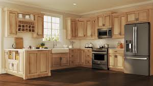 Check it out for yourself! Hampton Wall Kitchen Cabinets In Natural Hickory Kitchen The Home Depot