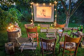 Summer Weather With An Outdoor Cinema