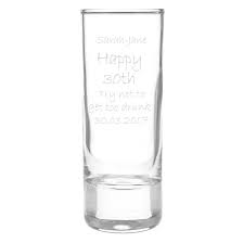 personalised shot glass find me a gift