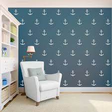 Anchor Nautical Wall Pattern Decal Wall