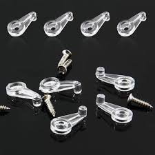 Glass Window Clips Clear Retainer Clips