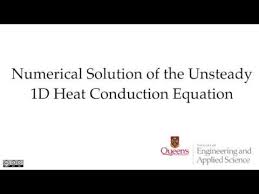 Unsteady 1d Heat Conduction Equation