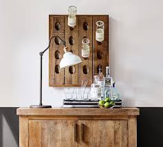 decorative french wine bottle wall rack