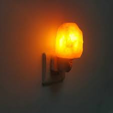 Glass Natural Mini Himalaya Salt Crystal Night Light Plug In Wall Light Takeluckhome Com