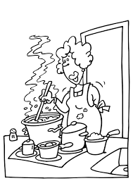 Free printable stove coloring page, book pdf file. Unique Comics Animation Cook Stove Coloring Pages
