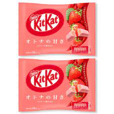 Japanese KitKat Chocholate - Strawberry Flavor, Chocolate Wafers, Japan  Limited Edition Ichigo Flavor (Pack of 2) - Buy Online - 579618112