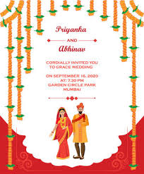 indian wedding invitation images