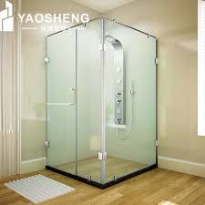 frameless clear tempered shower door