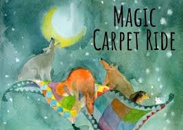 storybook magic carpet ride frog
