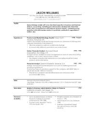 American Format Resume Good Samples Of North American Resume Formats