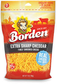 finely shredded extra sharp cheddar