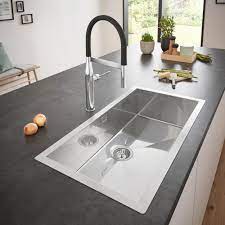 Best kitchen sinks comparison chart. K700 Sink 1 0 Bowl Stainless Steel Grohe 31578sd0 Takumi Hisseki Com
