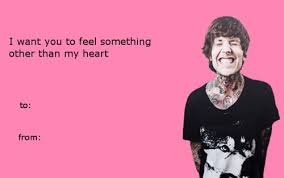 Get quirky this valentine's day by shopping a range of cards from these great retailers that are made to make your loved one laugh. Bring Me The Horizon Valentines Card Bring Me The Horizon All The Things Meme Amazing Valentines Cards