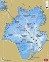 Lake Moultrie Fishing Map Us_sc_01230046 Nautical