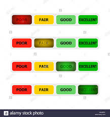 Good Bad Color Chart Stock Photos Good Bad Color Chart