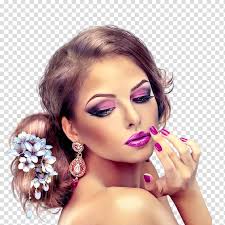 beauty parlour cosmetics eyelash model