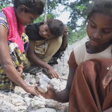 child labour used to mine mica in india