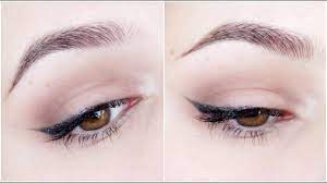 easiest winged eyeliner tutorial you