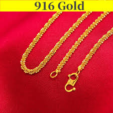 24k korean gold chain