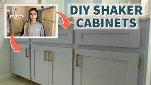cabinets diy faux shaker doors