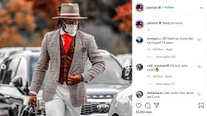 Cam newton arrived to gillette stadium for his debut with the new england patriots on sunday looking good. Patriots Qb Cam Newton Called Out For Clothes Interceptions Charlotte Observer
