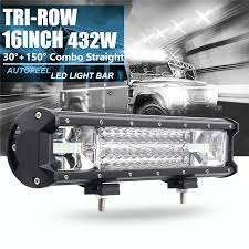 Light Bar 432w Triple Row Led Off Road Cree Lights For Suv And Trucks Toughm