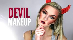 easy halloween makeup devil makeup